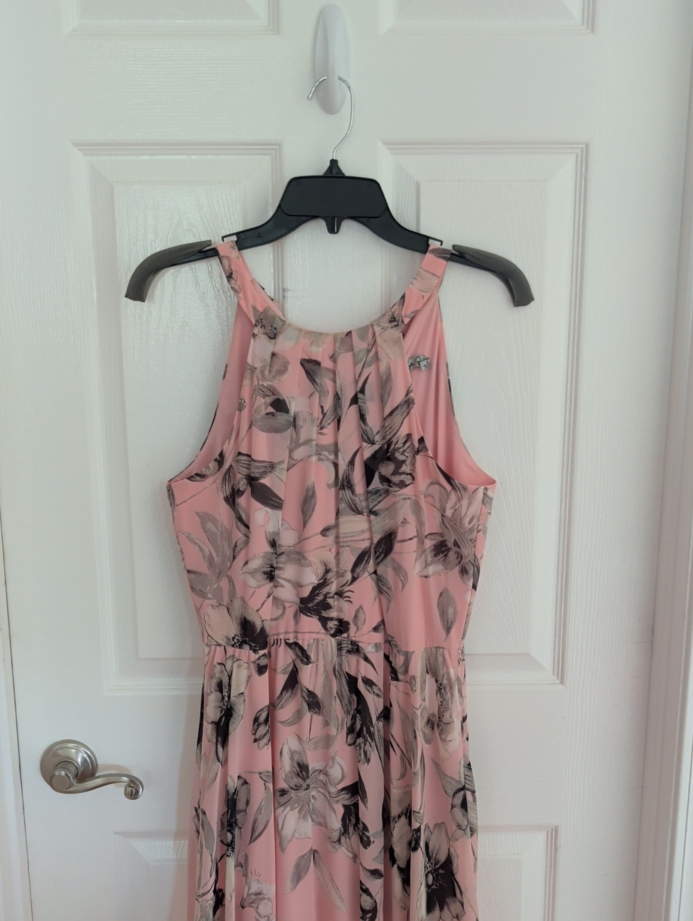 Eliza J Pink Floral Maxi Dress